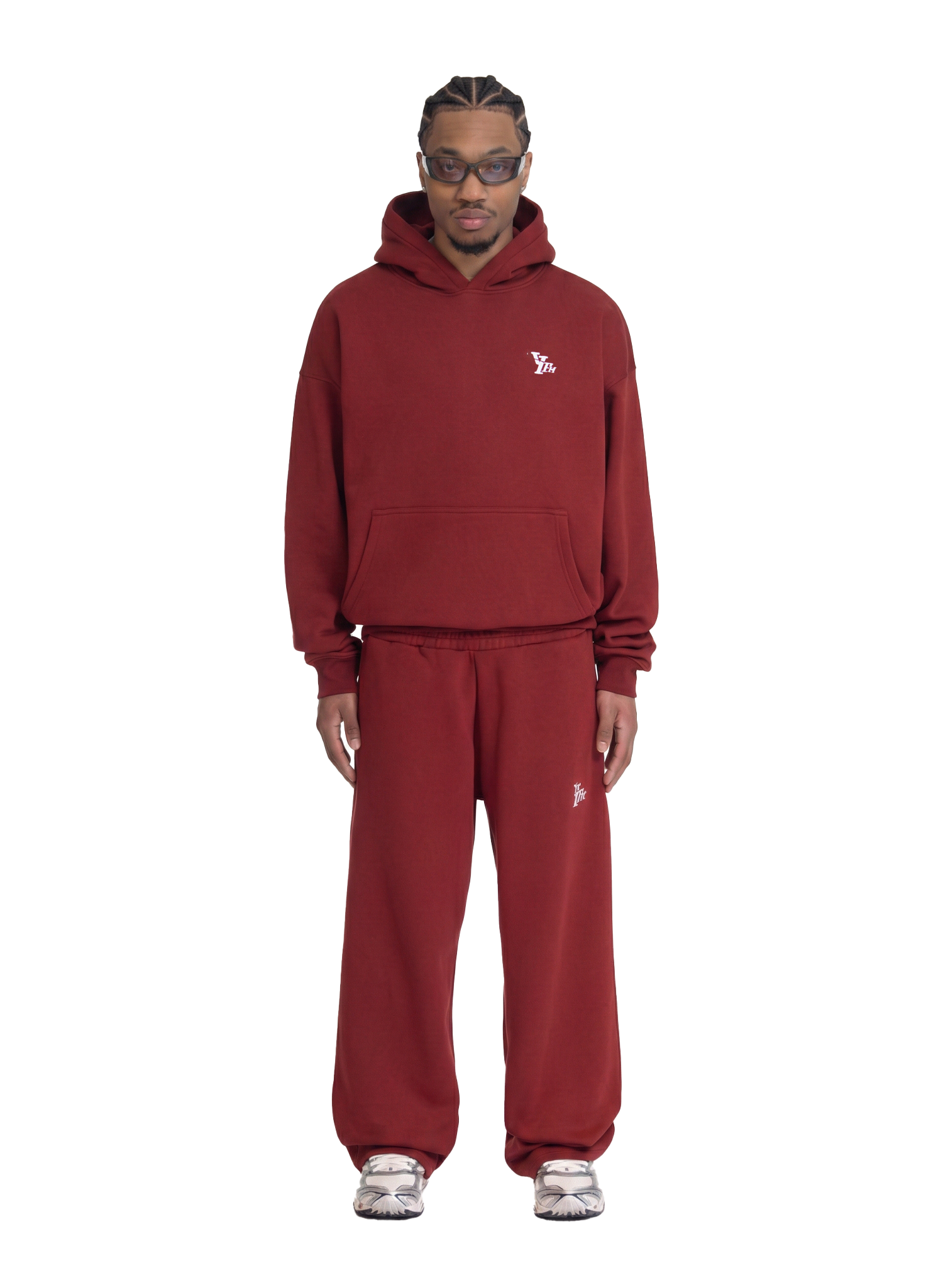 BASIC PANTS DEEP RED