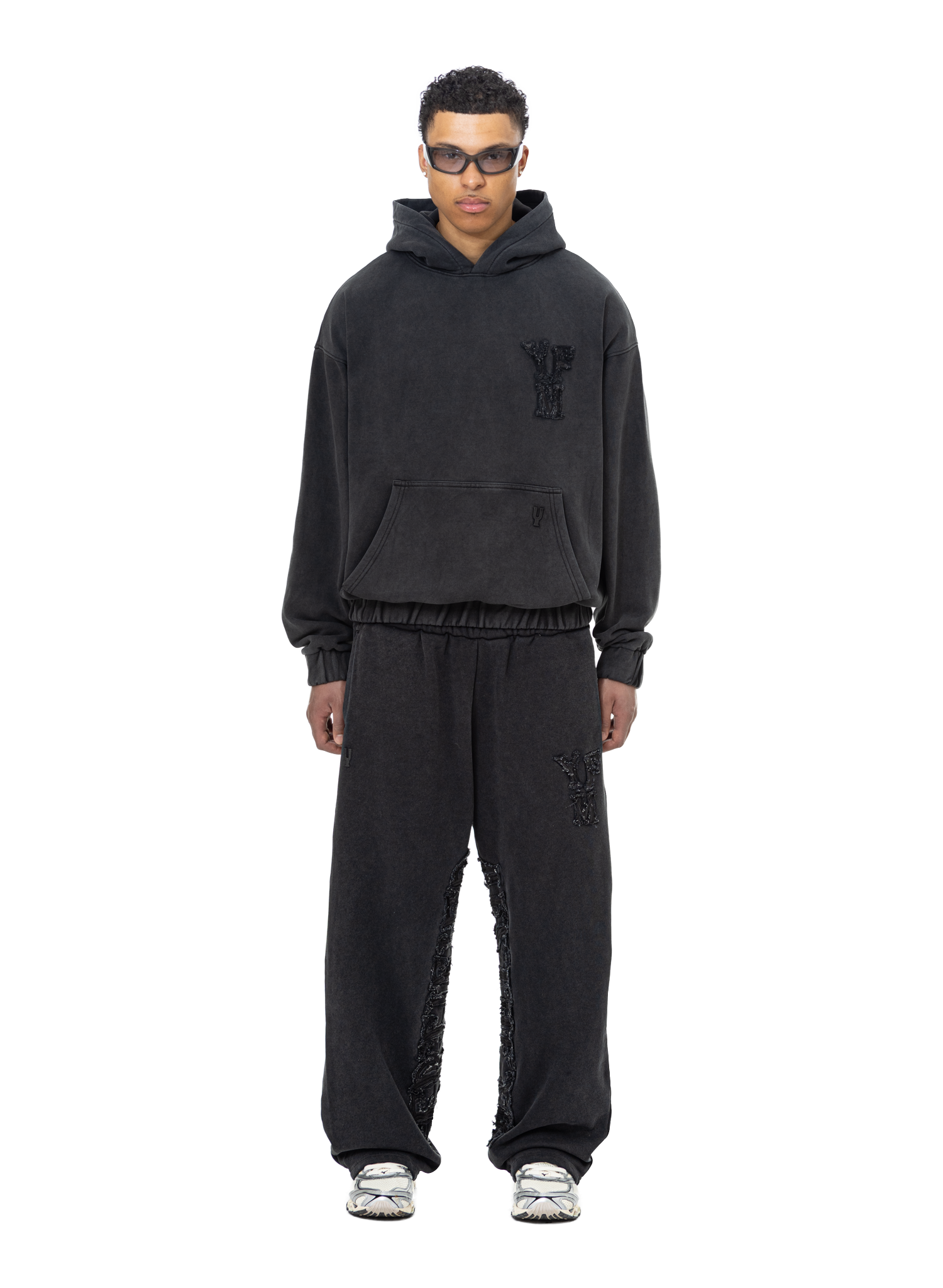 C/A PANTS WASHED BLACK