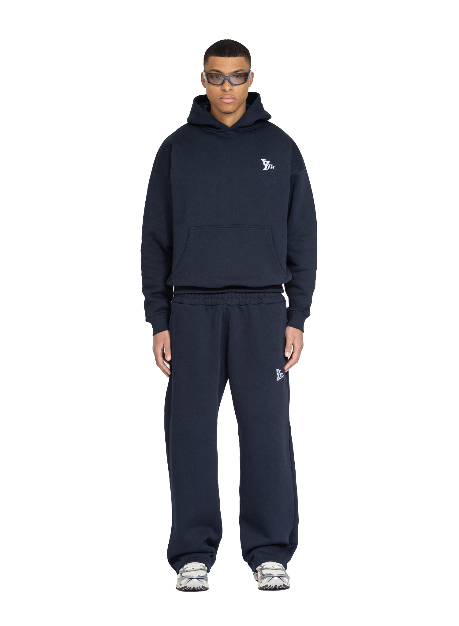 BASIC HOODIE NAVY BLUE