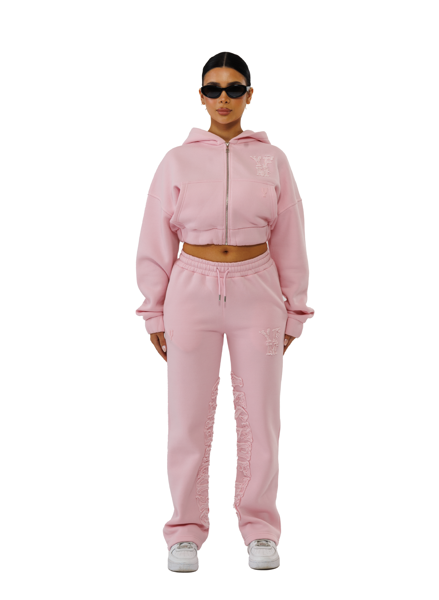 C/A ZIP-HOODIE ROSA WOMAN