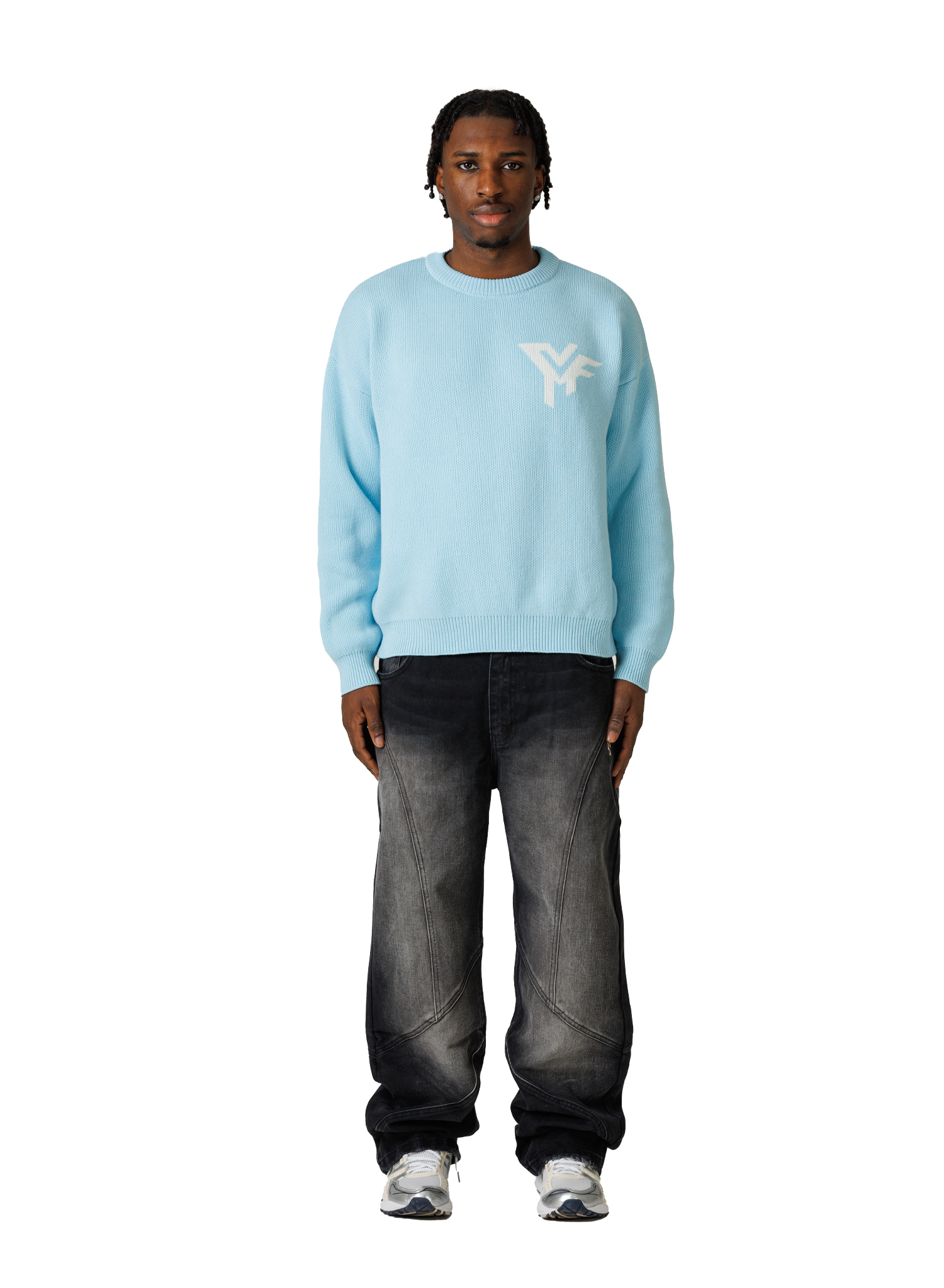 ICE BLUE KNIT