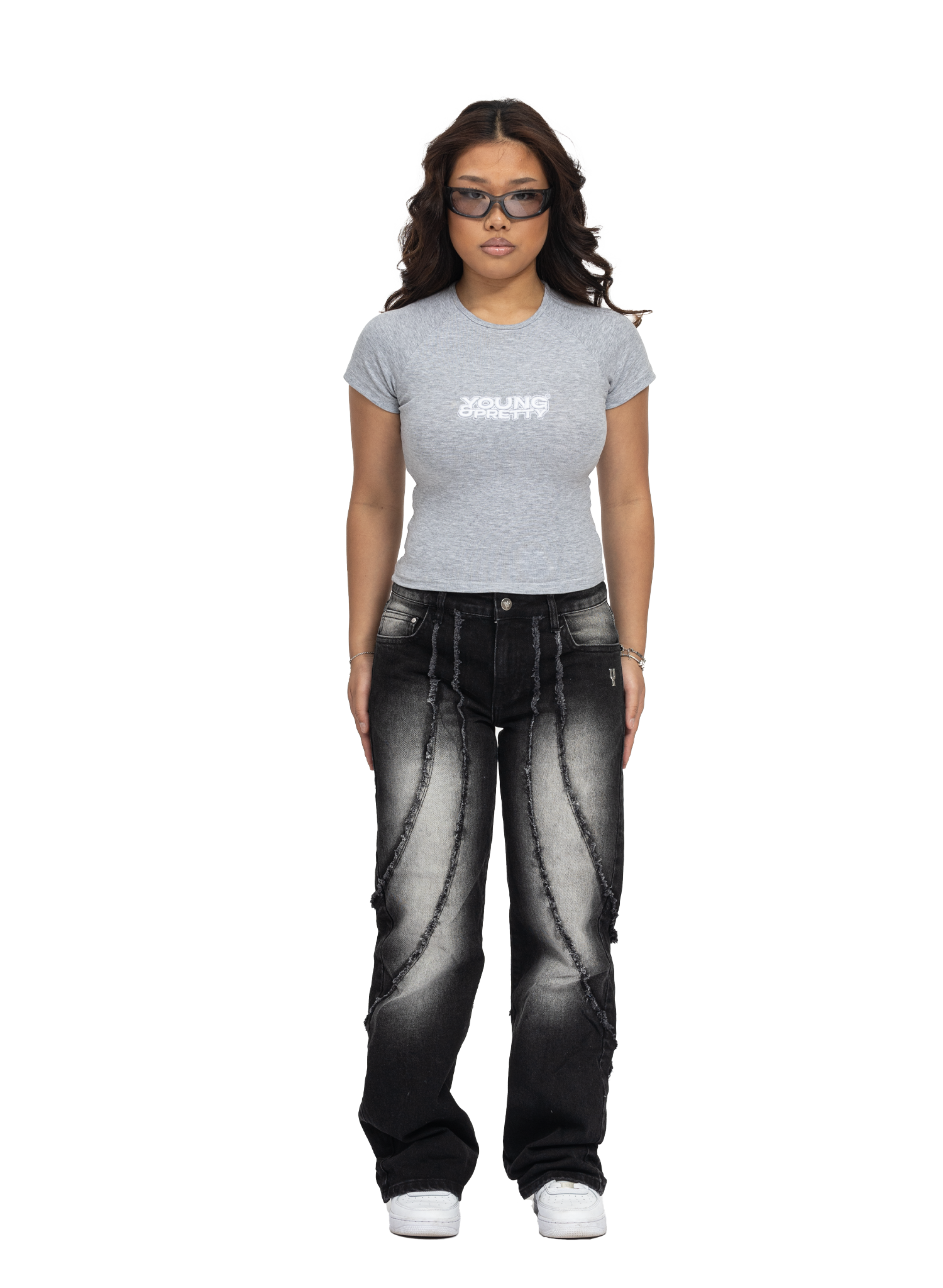 Y&P BABYTEE GREY WOMAN