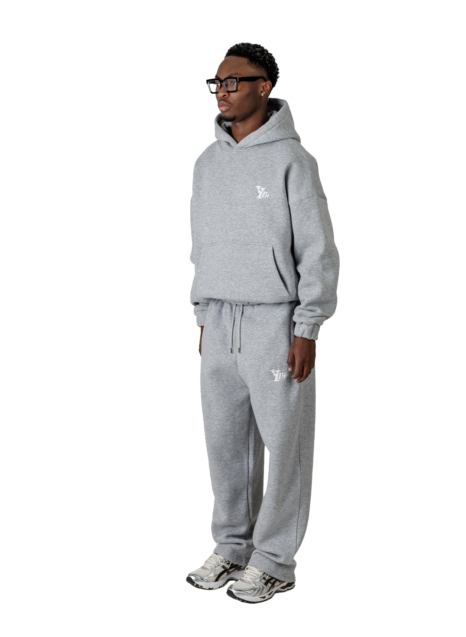 BASIC HOODIE GREY MELANGE