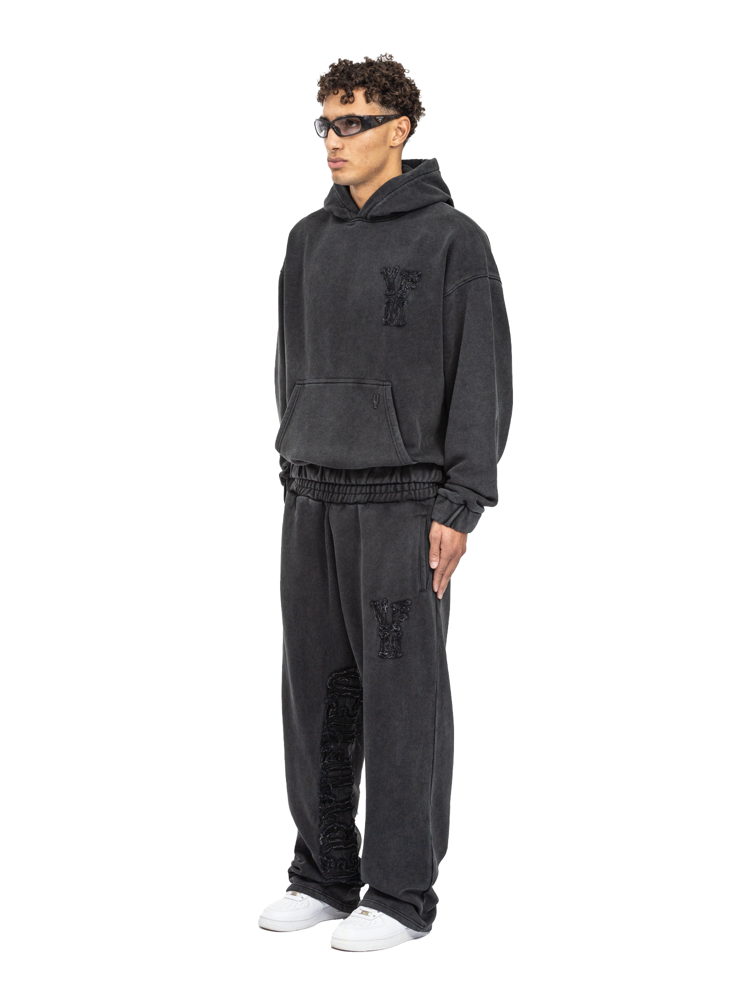 C/A PANTS WASHED BLACK