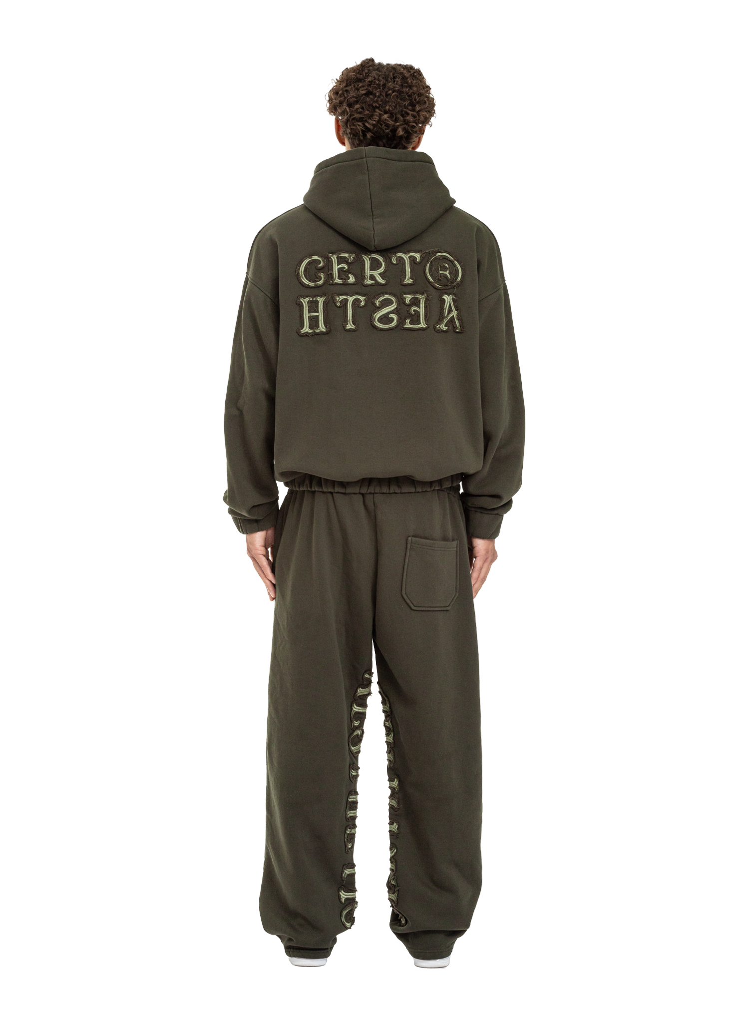 C/A HOODIE DARK GREEN