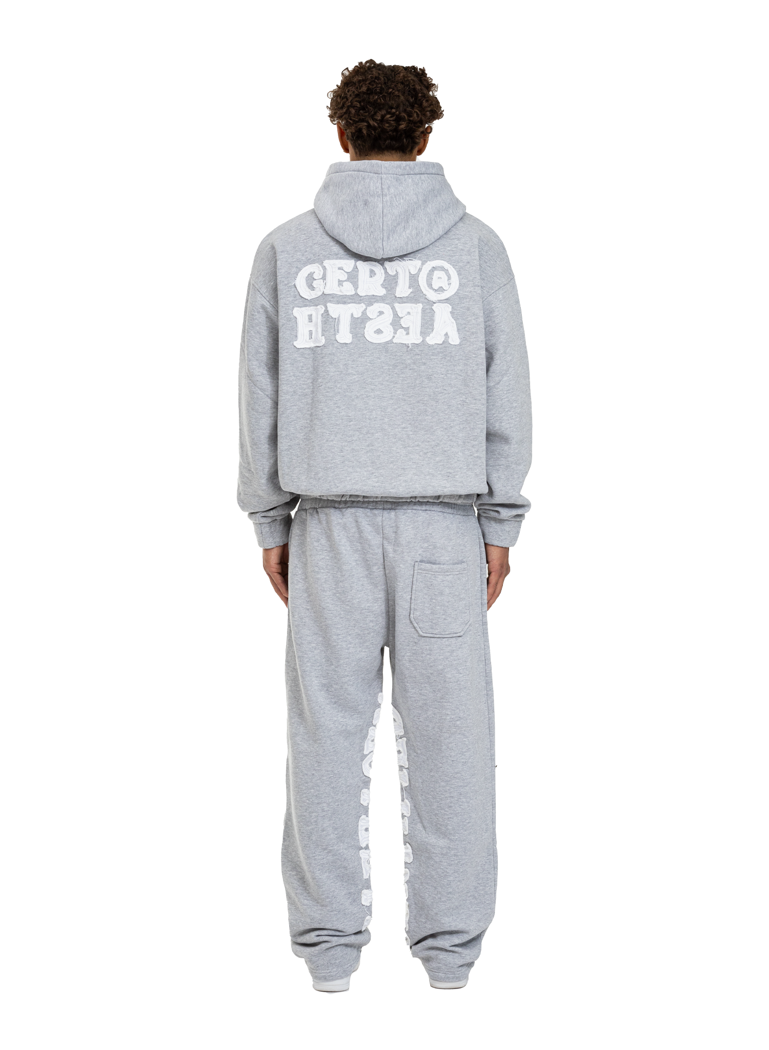 C/A HOODIE GREY MELANGE