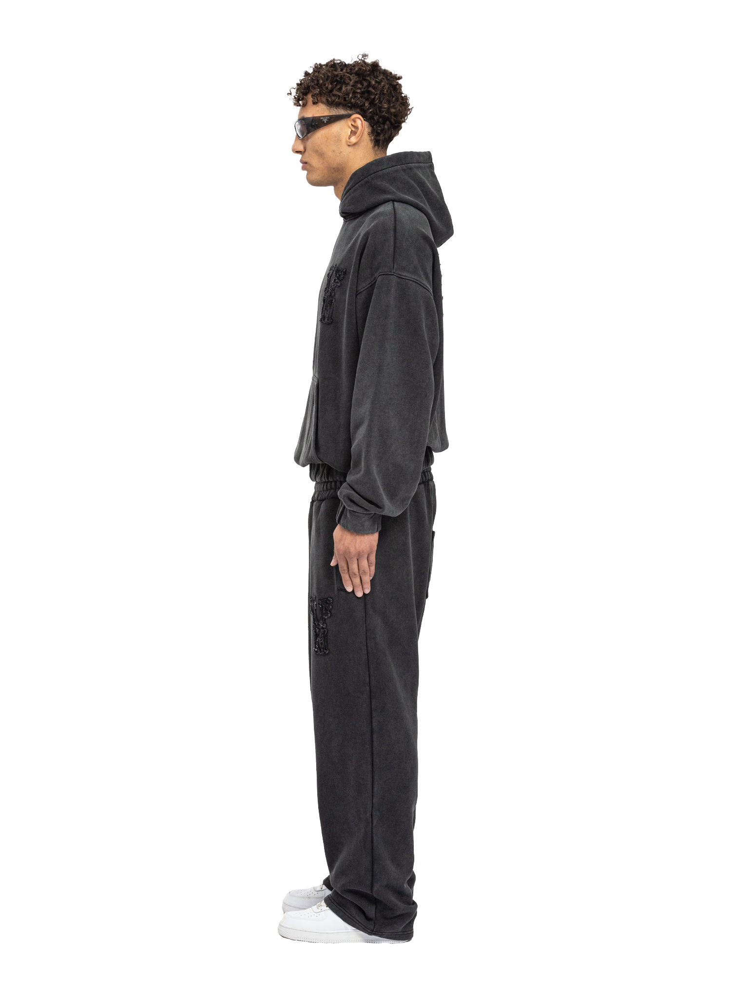 C/A PANTS WASHED BLACK
