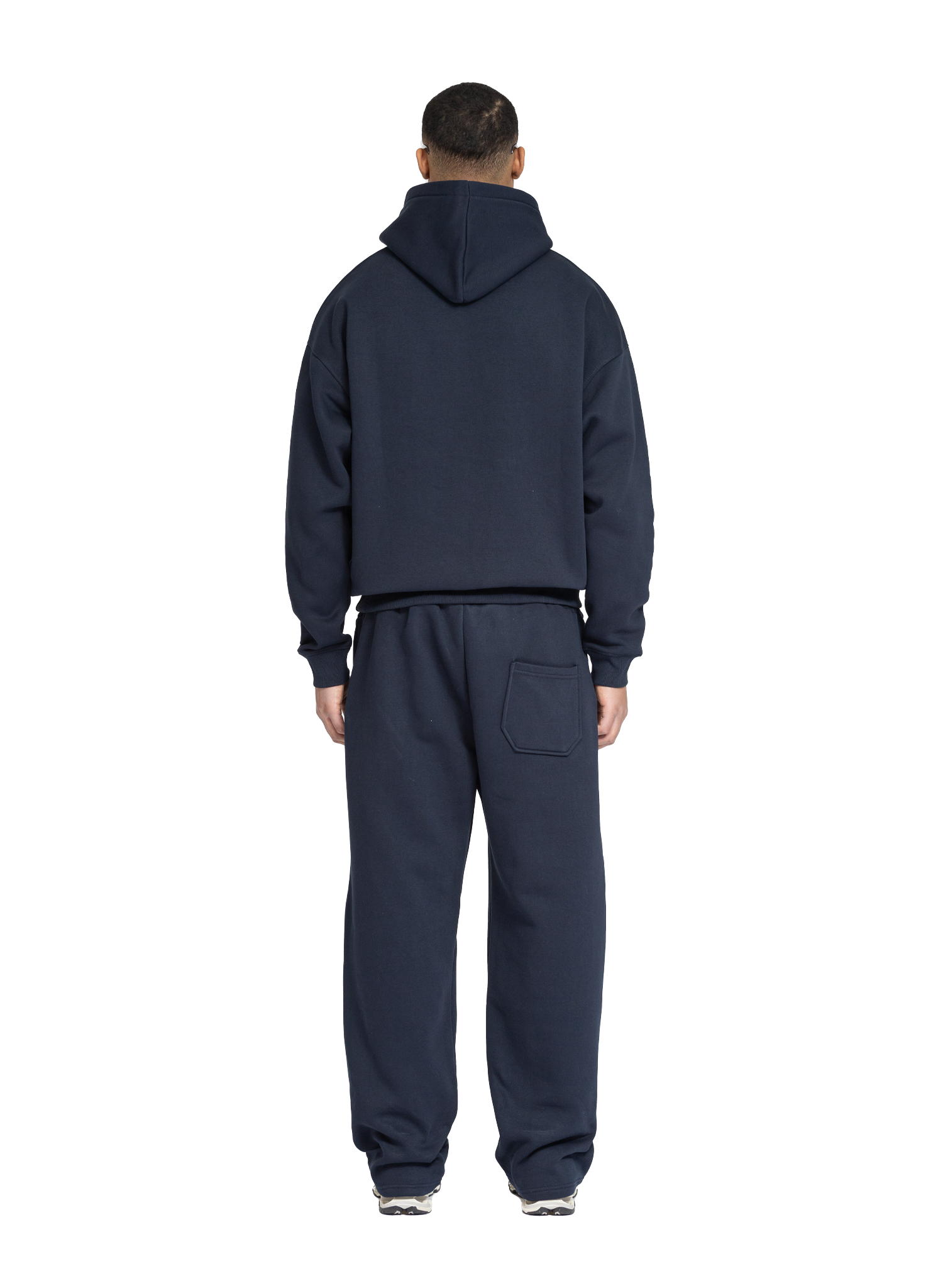 BASIC HOODIE NAVY BLUE