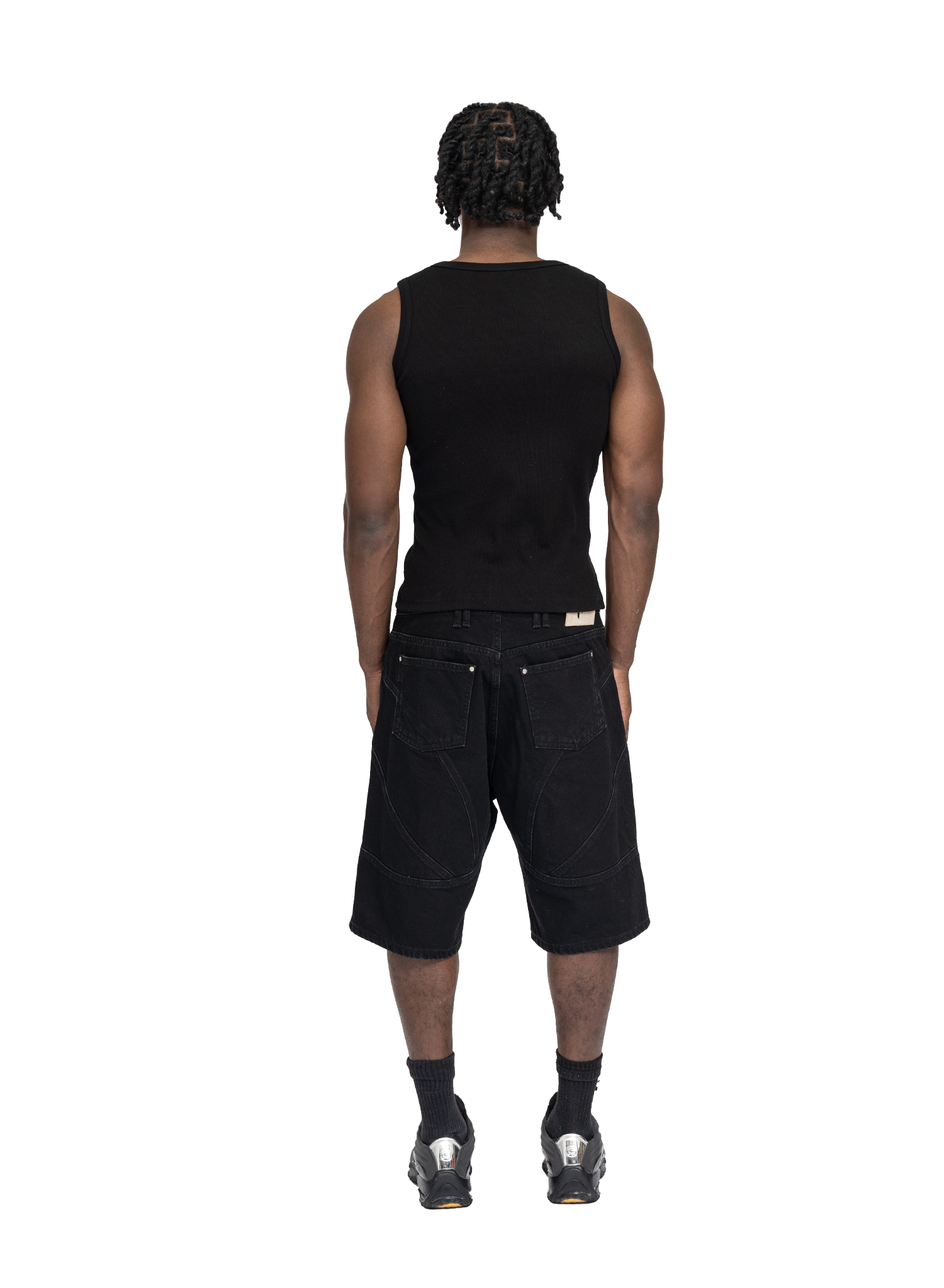GRID JORTS BLACK