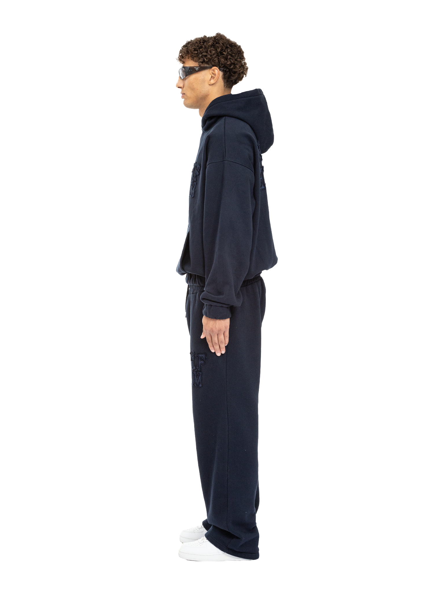 C/A HOODIE NAVY BLUE