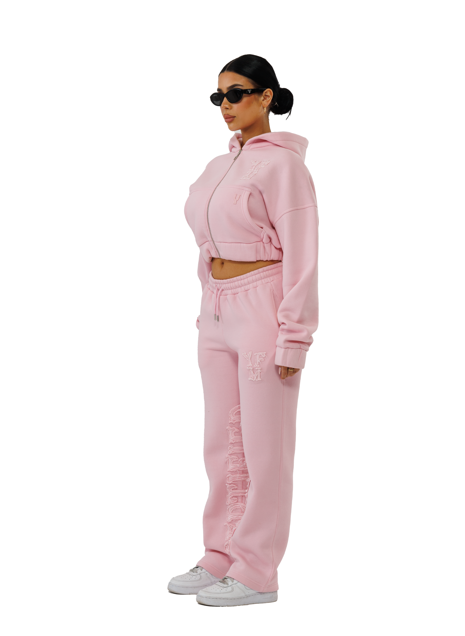 C/A ZIP-HOODIE ROSA WOMAN