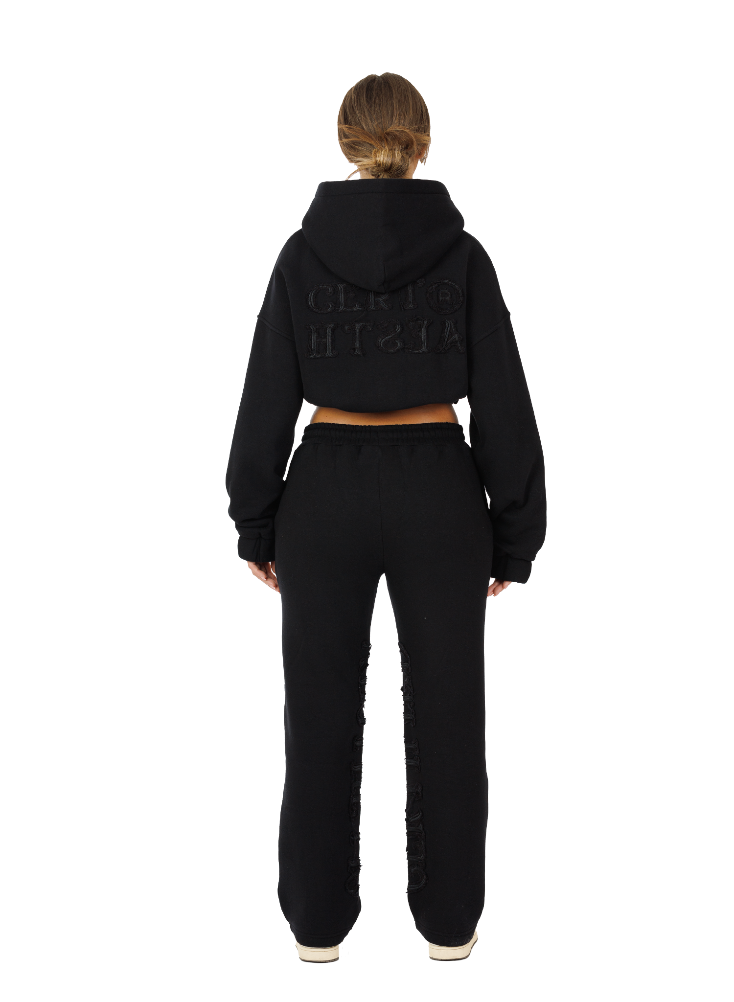 C/A ZIP-HOODIE BLACK WOMAN