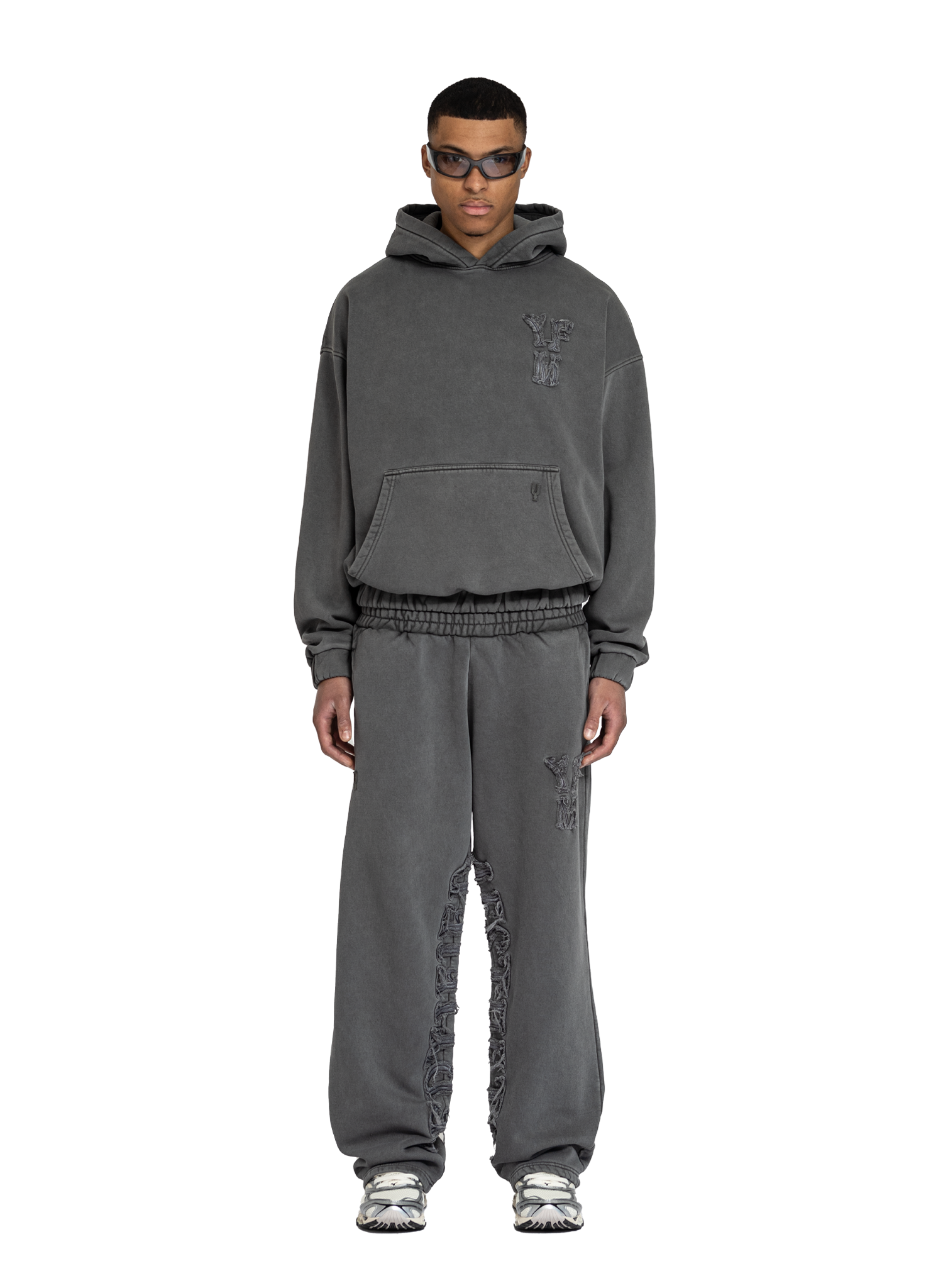 C/A PANTS WASHED STONE GREY