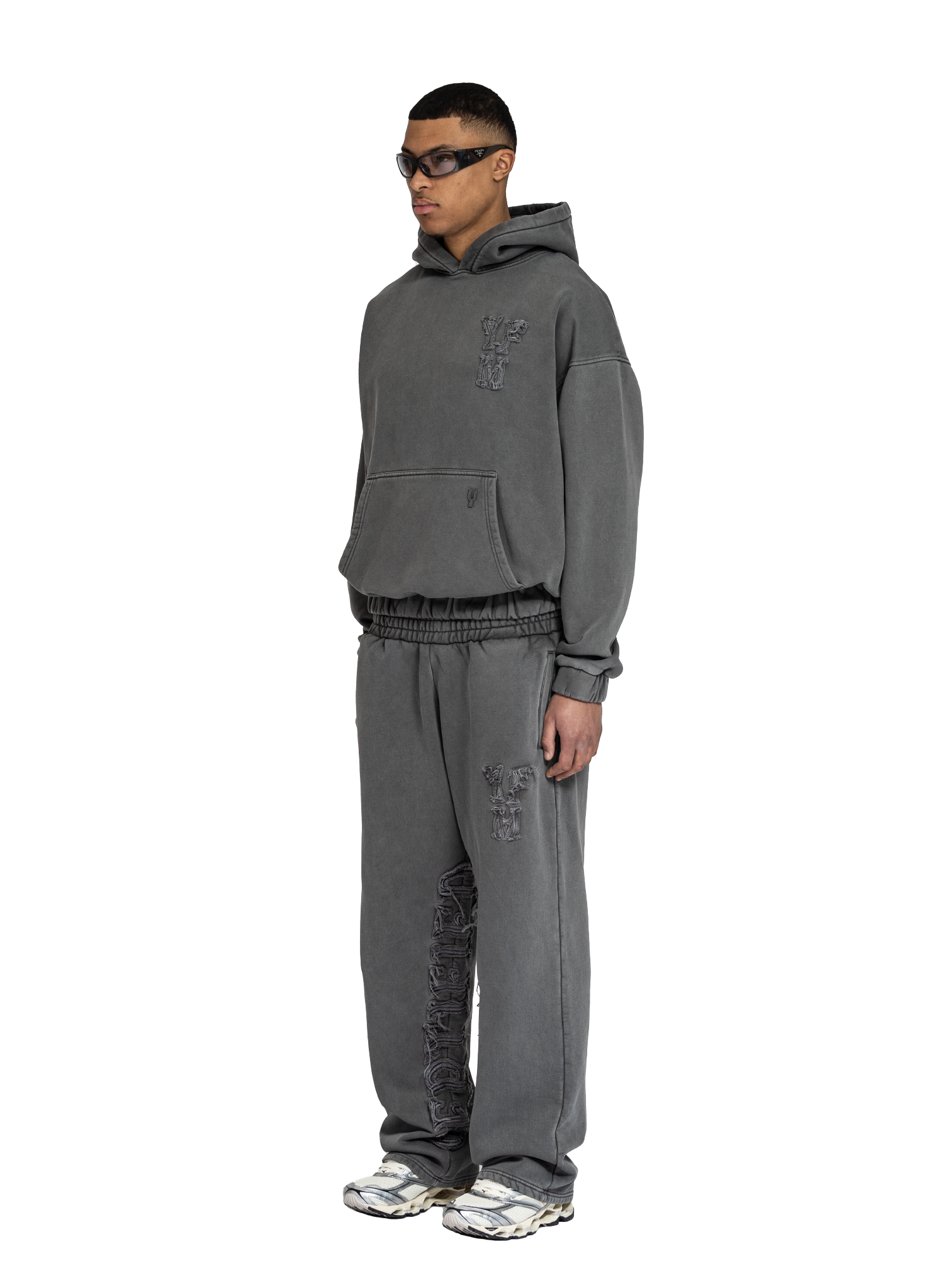 C/A PANTS WASHED STONE GREY