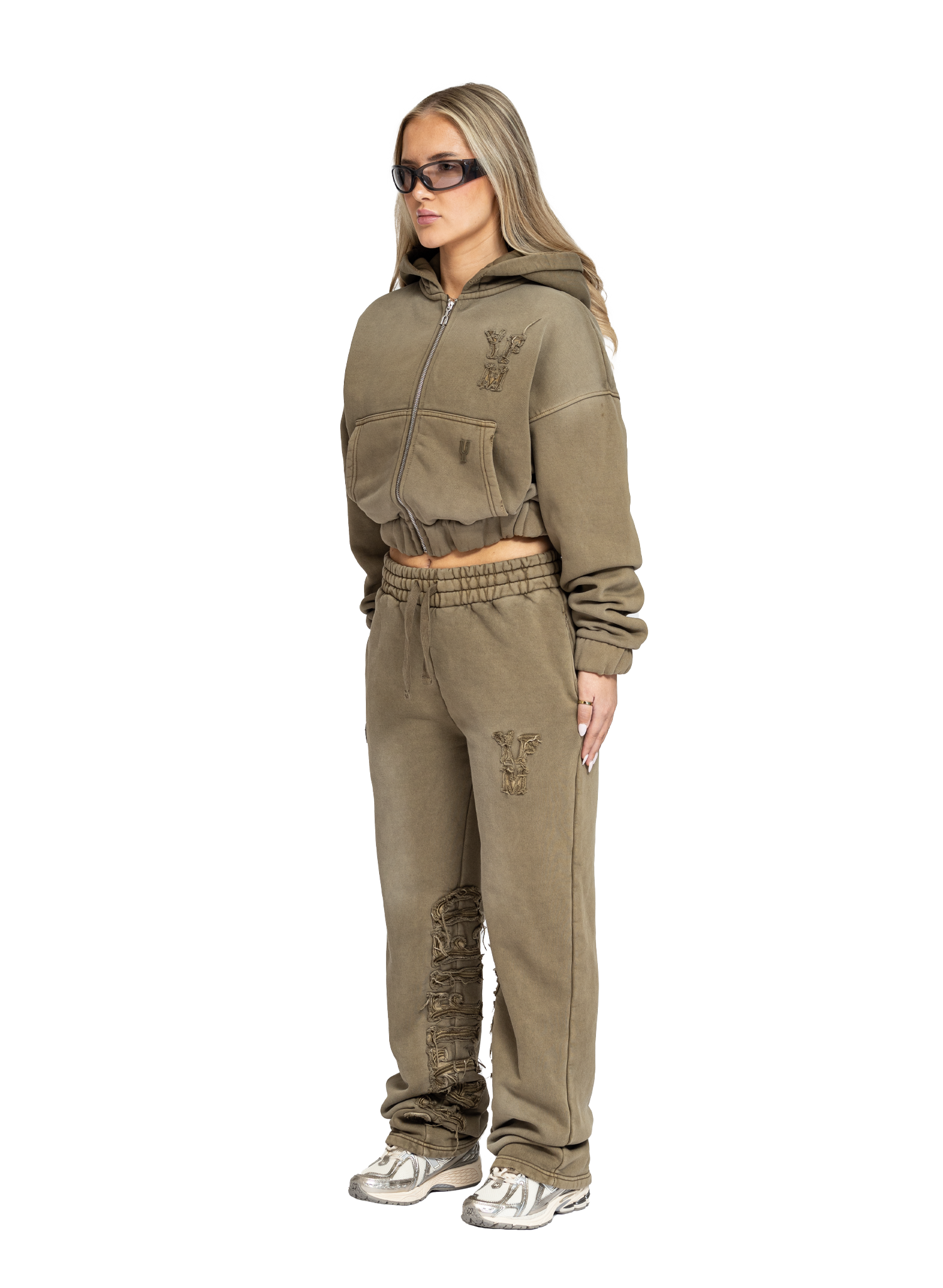 C/A PANTS GOLDEN OLIVE WASH WOMAN