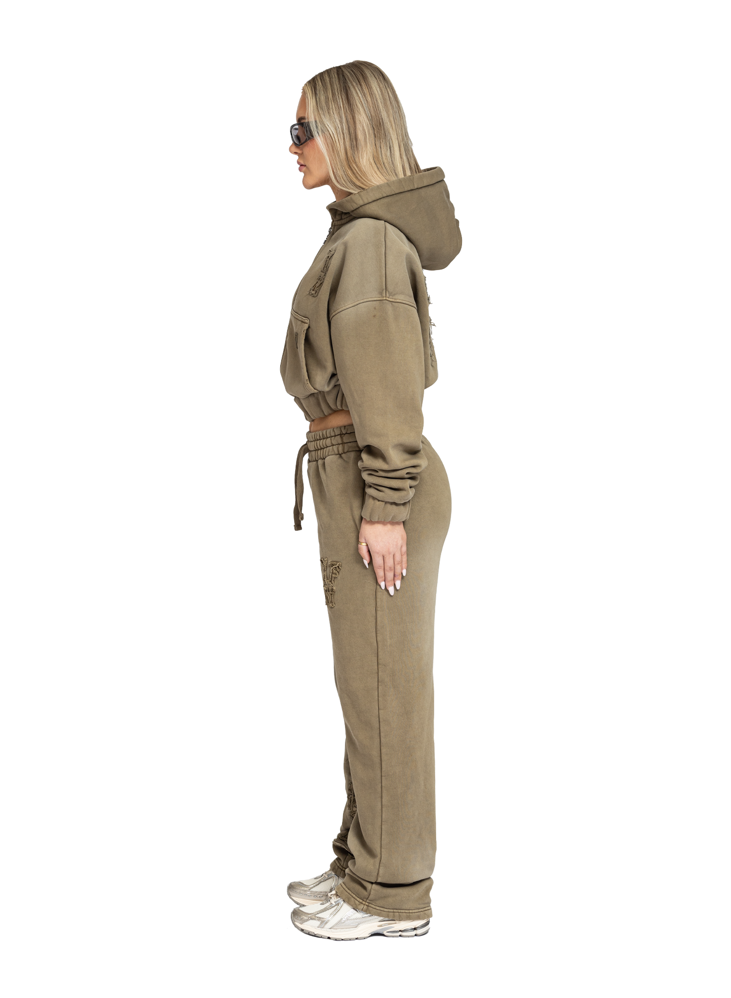C/A PANTS GOLDEN OLIVE WASH WOMAN