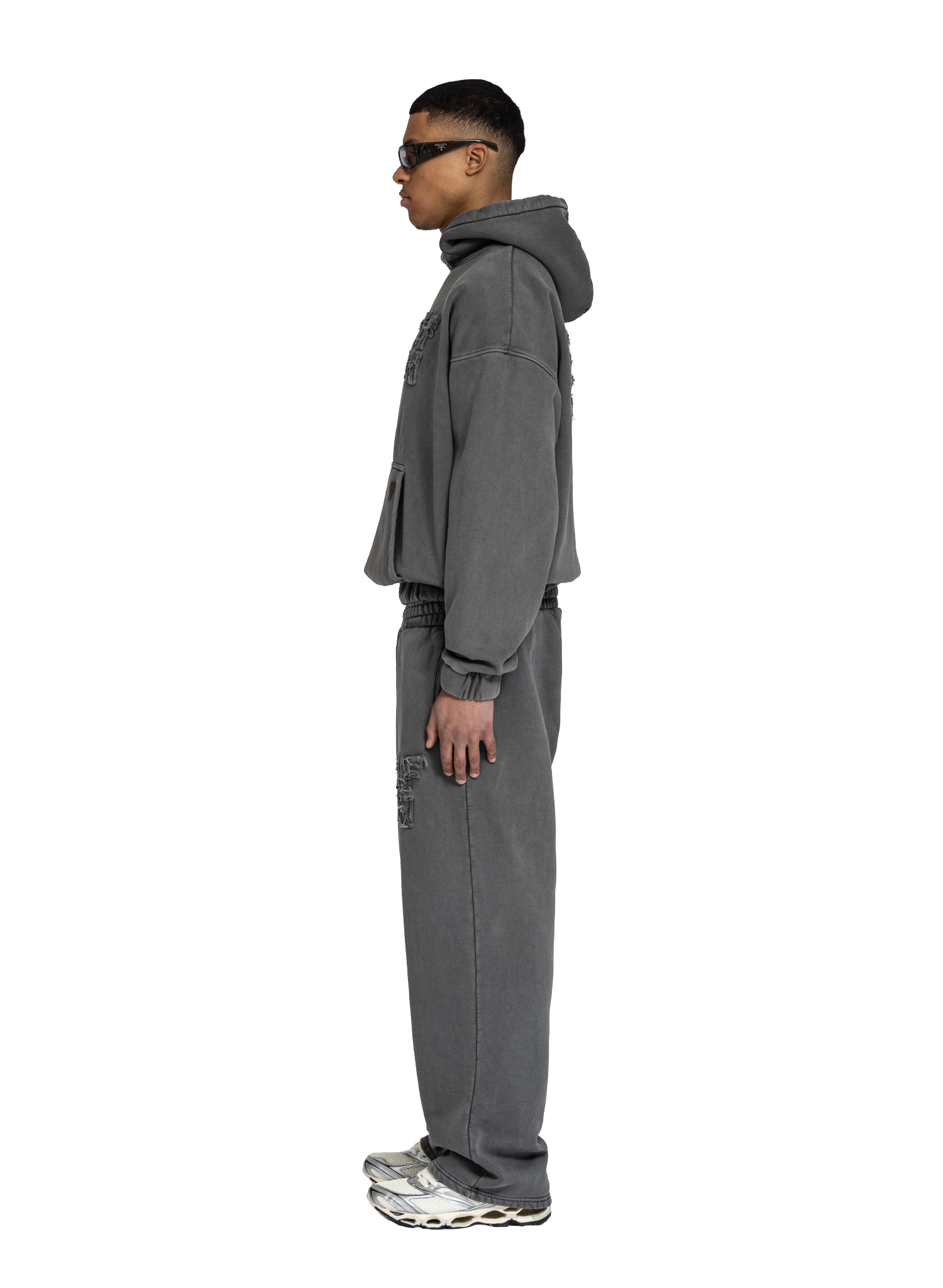 C/A PANTS WASHED STONE GREY