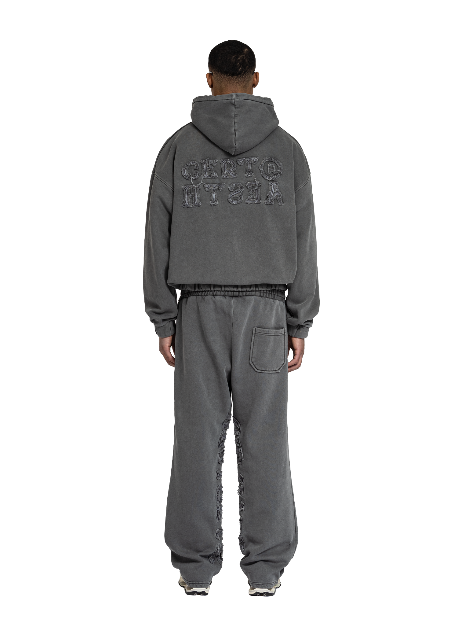 C/A PANTS WASHED STONE GREY