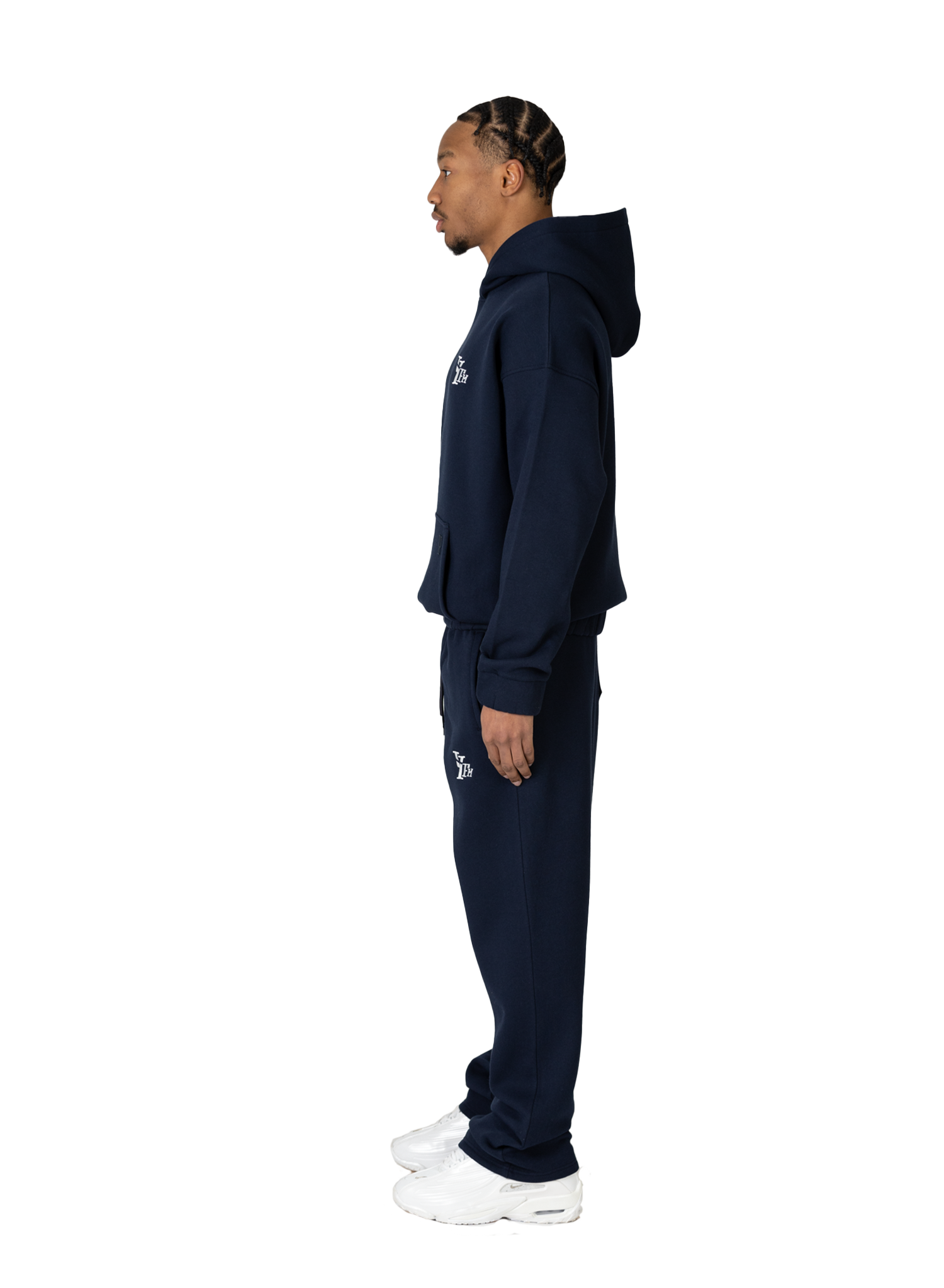 BASIC HOODIE NAVY BLUE