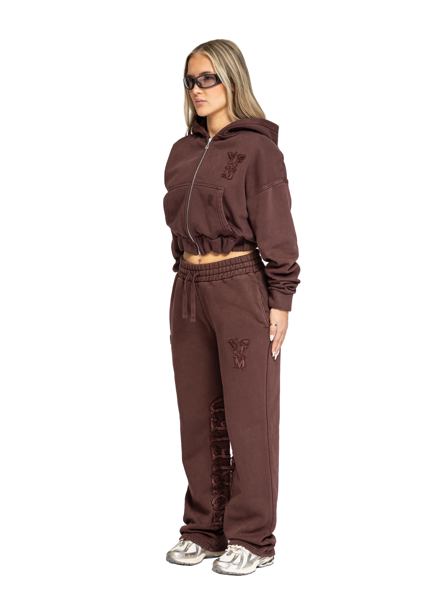 C/A PANTS WASHED PLUM WOMAN