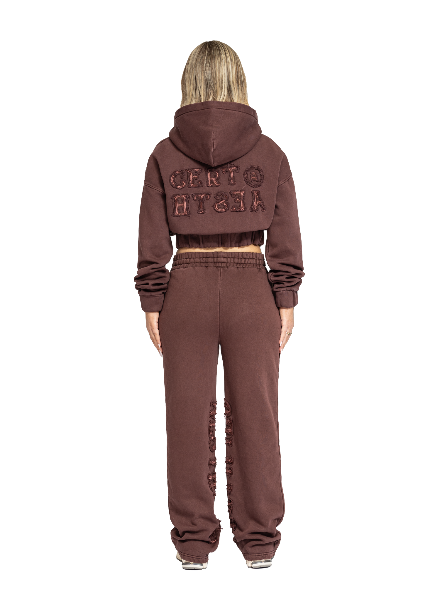 C/A PANTS WASHED PLUM WOMAN