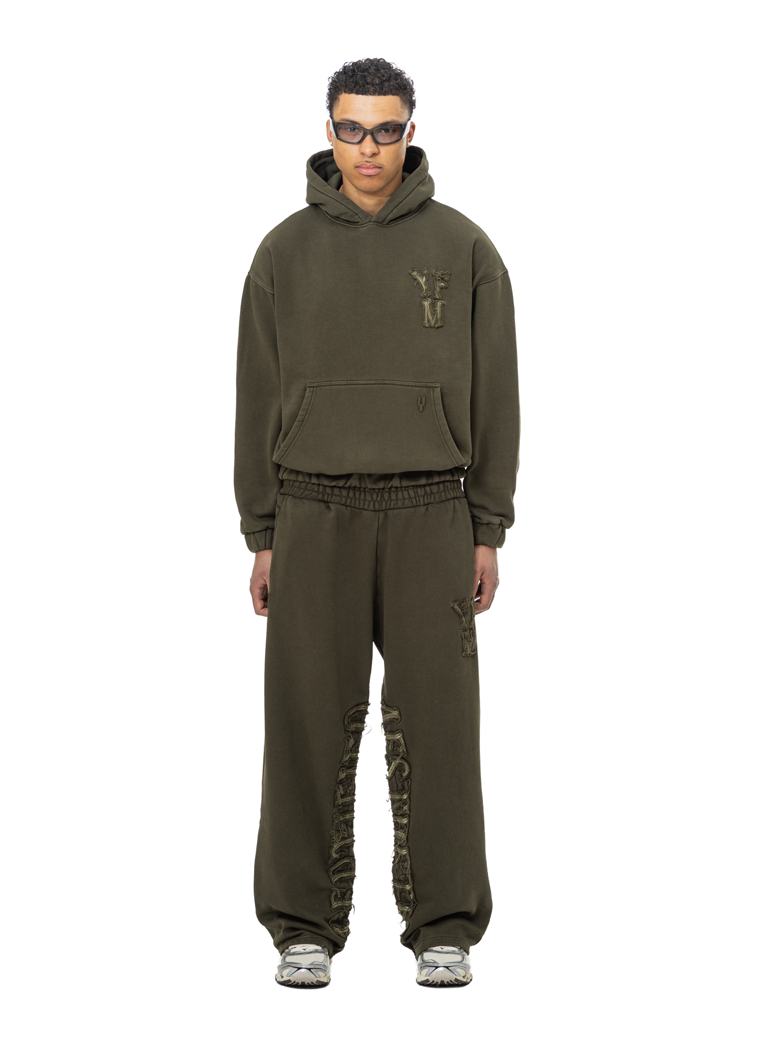 C/A PANTS WASHED OLIVE